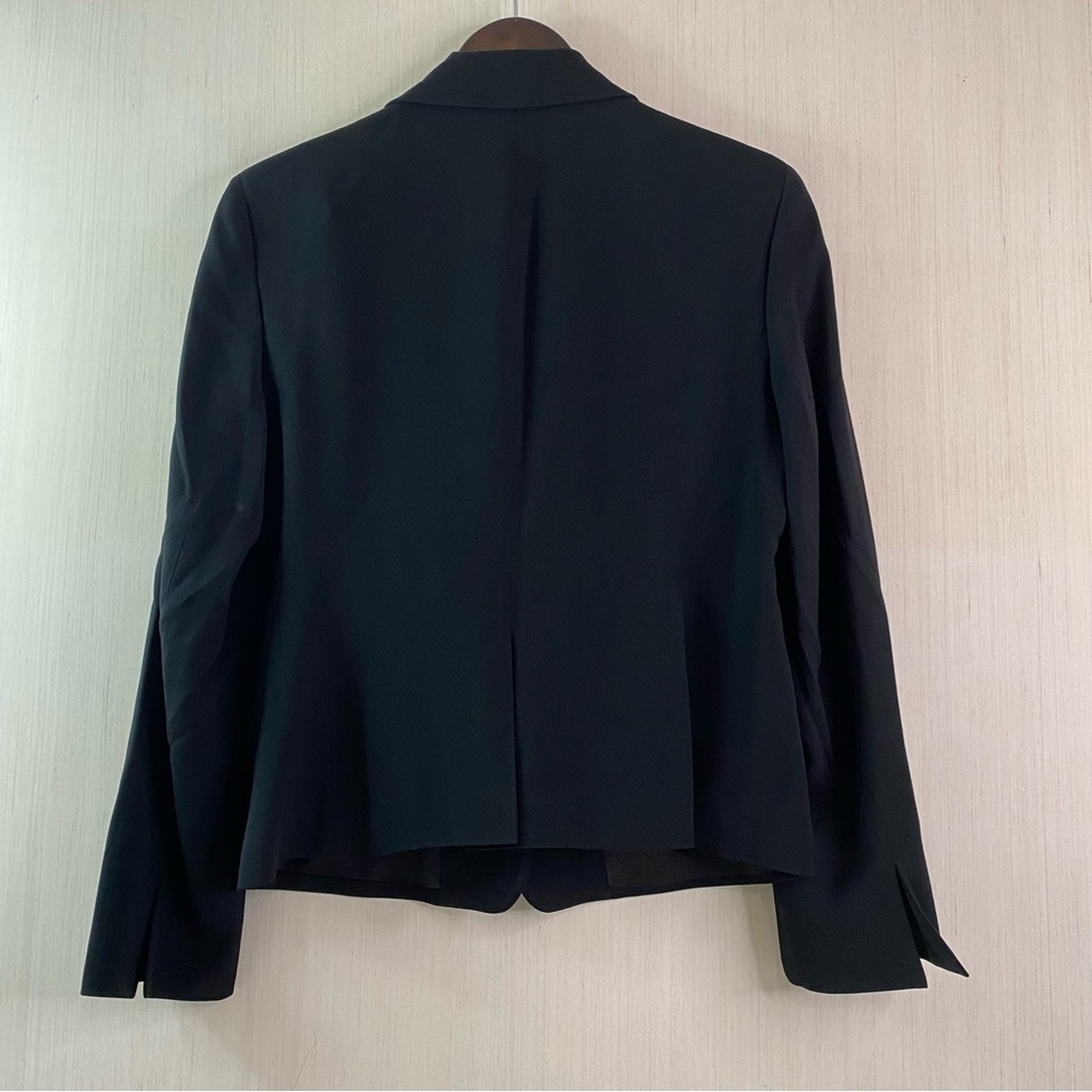 Anne Klein New York Women’s Notch Collar Two Button Chevron Pattern Blazer 12 - Picture 2 of 7